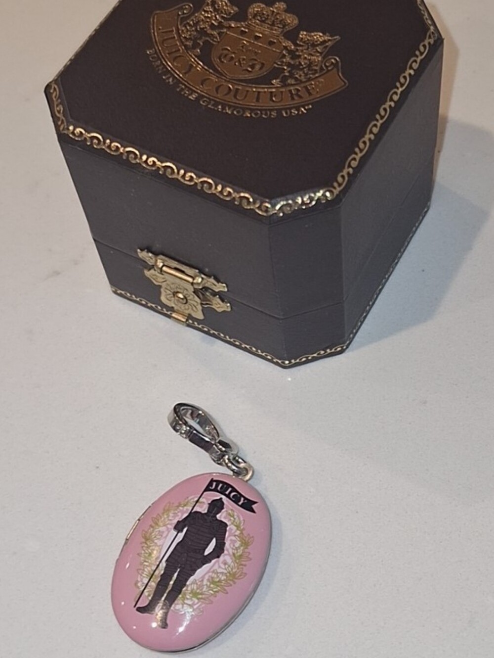 Juicy Couture Y2K Knight In Shining Armor Locket Charm